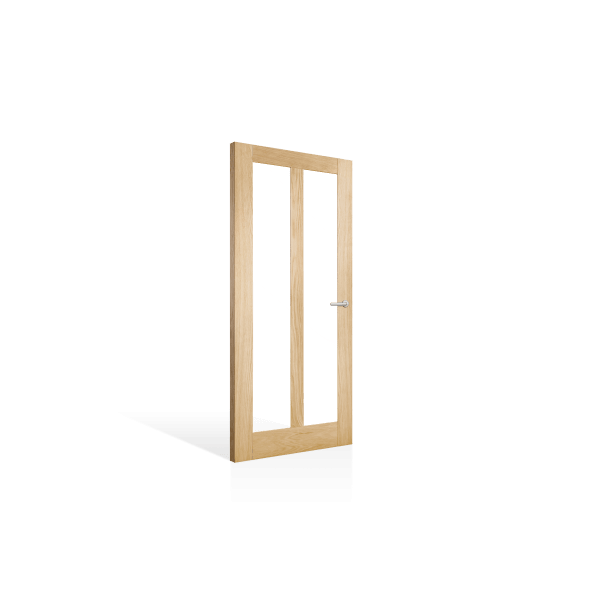 Corinthian Moda White Oak AMOD 16G Internal Door - Supplied & Installed - Just Doors QLD