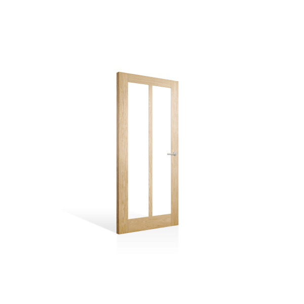 Corinthian Moda White Oak AMOD 17G Internal Door - Supplied & Installed - Just Doors QLD