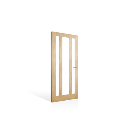 Corinthian Moda White Oak AMOD 18G Internal Door - Supplied & Installed - Just Doors QLD