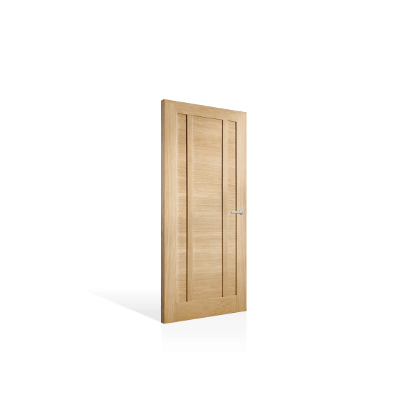 Corinthian Moda White Oak AMOD 19 Internal Door - Supplied & Installed - Just Doors QLD