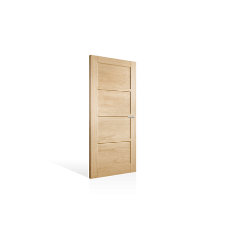 Corinthian Moda White Oak AMOD 4 Internal Door - Supplied & Installed - Just Doors QLD