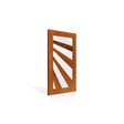 Corinthian Sunburst SUN WS GR Entrance Door - Supply Only - Just Doors QLD
