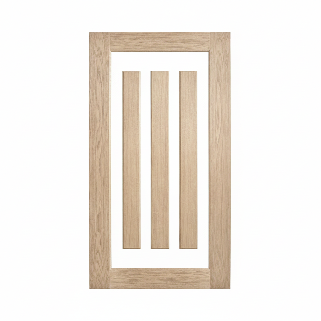 Door clear glass no handle