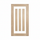 Door clear glass no handle