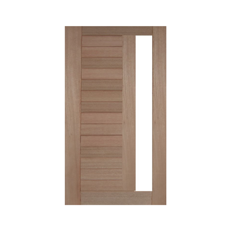 Horizontal Plank 1 Lite Timber Entrance Door – GD-15H1V — original catalogue image