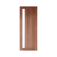 Vertical Plank 1 Lite Timber Entrance Door – GD-5V1 — original catalogue image