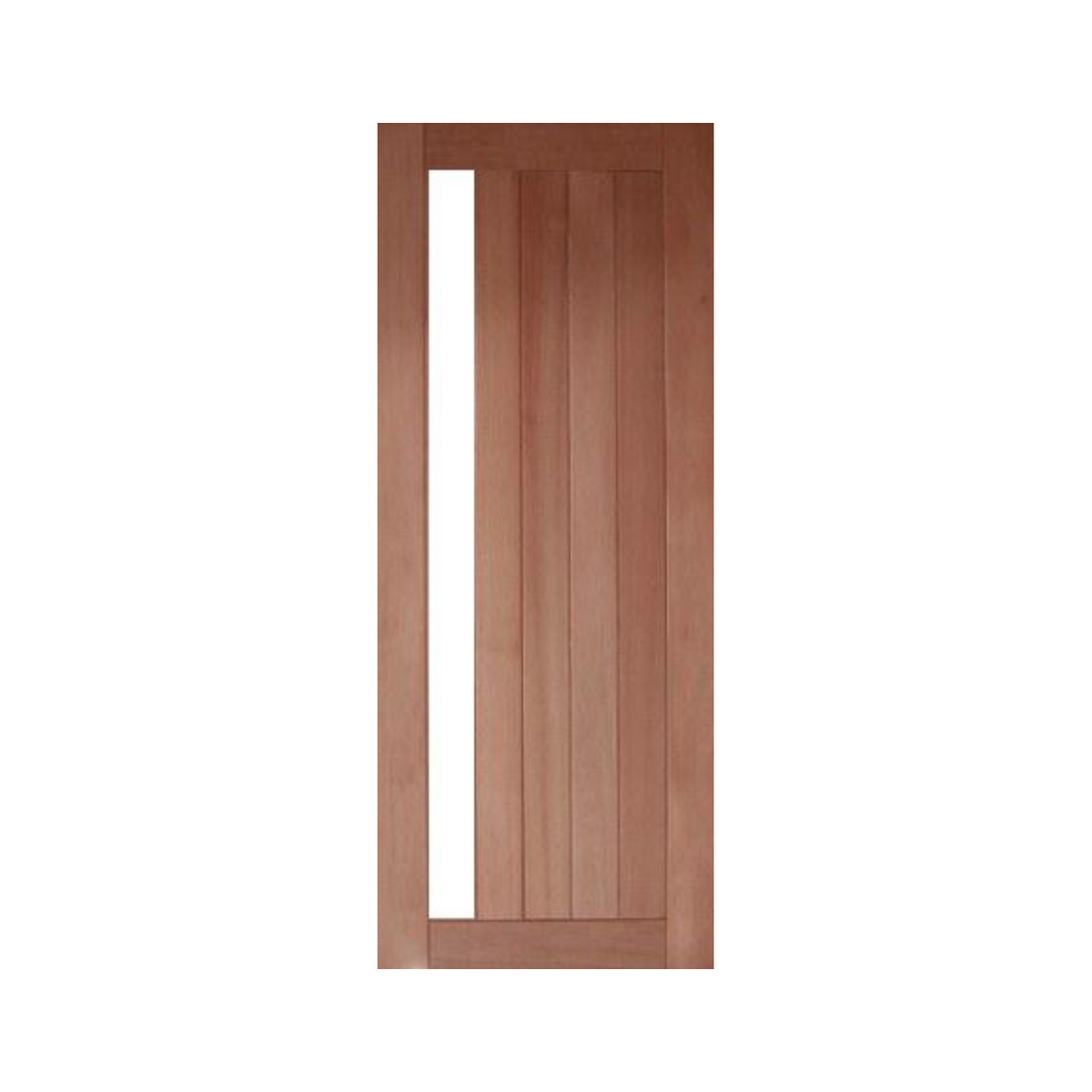 Vertical Plank 1 Lite Timber Entrance Door – GD-5V1 — original catalogue image