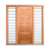 Eight-Panel Timber Door 2040mm – Supplied & Installed