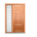 Eight-Panel Timber Door 2040mm – Supplied & Installed