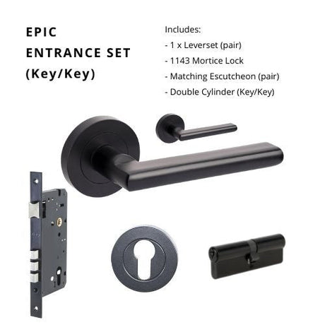 EPIC Matt Black - Just Doors QLD