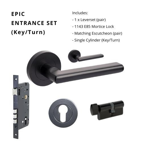 EPIC Matt Black - Just Doors QLD