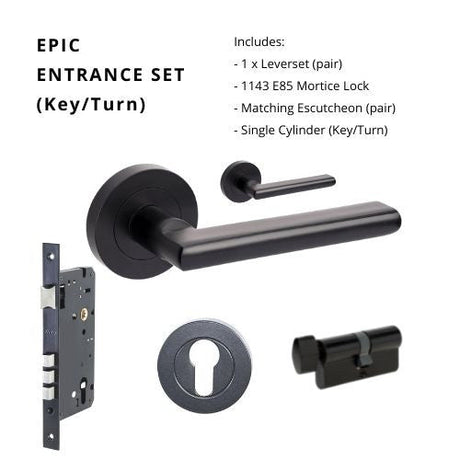 EPIC Matt Black - Just Doors QLD