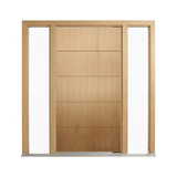 Four-Groove Timber Door 2040mm – Pre-Hung