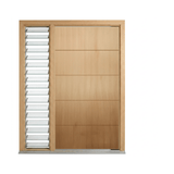 Four-Groove Timber Door 2040mm – Pre-Hung