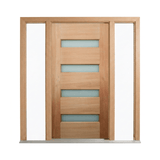 Four-Lite Horizontal Glass Timber Door 2340mm – Pre-Hung