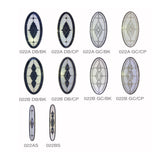 Full-Solid Joinery Timber Top Oval Glass - Just Doors QLD