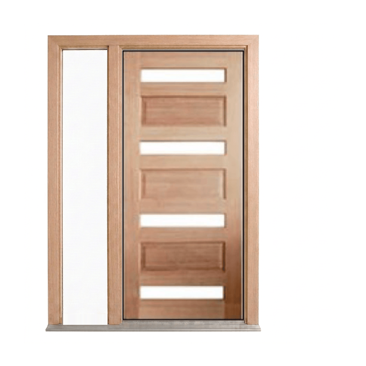 Glass Door – GD-4L3P 2040mm – Pre-Hung