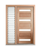 Glass Door – GD-4L3P 2040mm – Pre-Hung