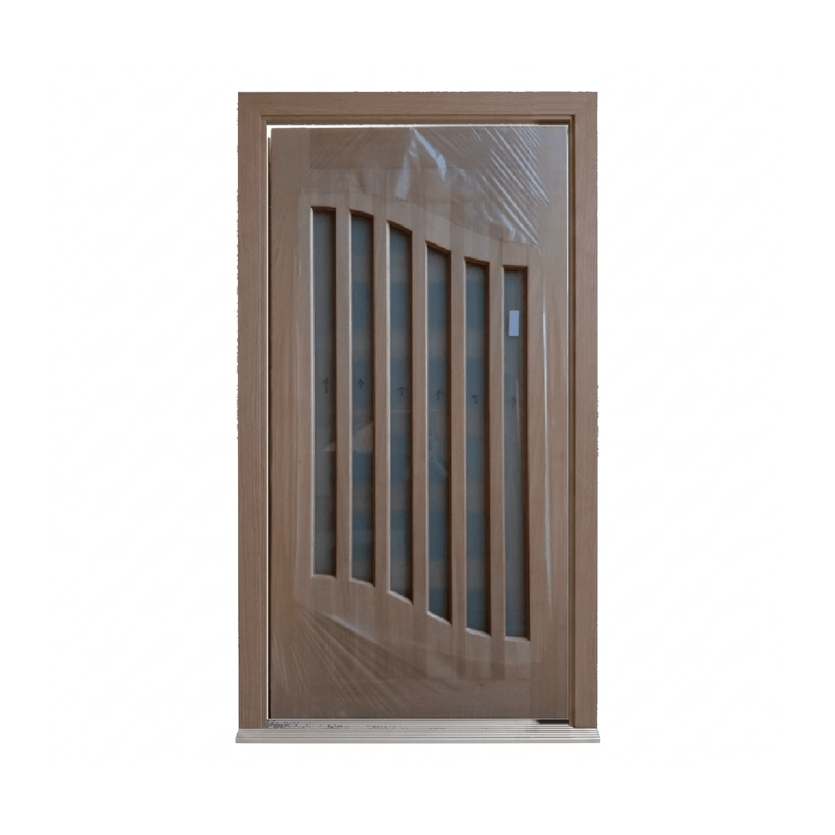 Harp Contemporary Glass Door – GD-HARP – WS Wide Style 2340mm – Supplied & Installed