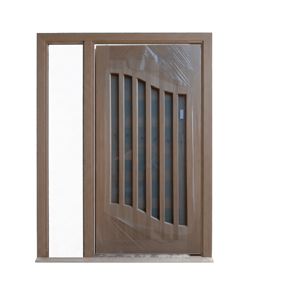 Harp Contemporary Glass Door – GD-HARP – WS Wide Style 2340mm – Supplied & Installed