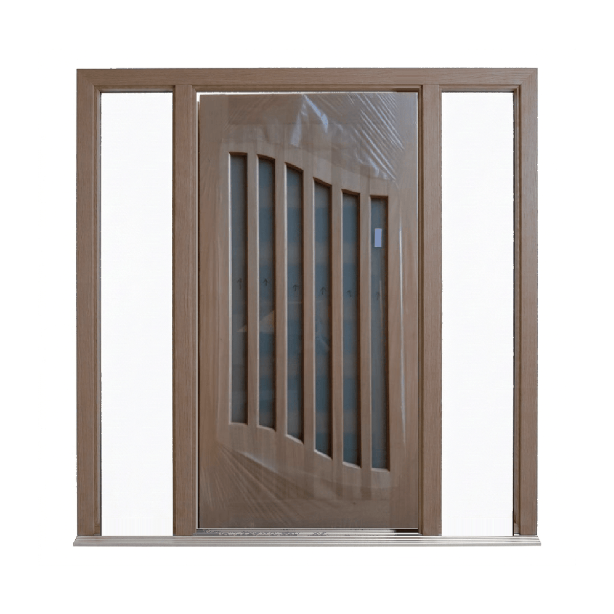 Harp Contemporary Glass Door – GD-HARP – WS Wide Style 2340mm – Supplied & Installed