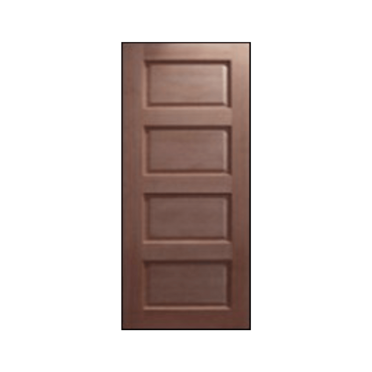 Horizontal 4 Panel Timber Door – SP-4P - Just Doors QLD