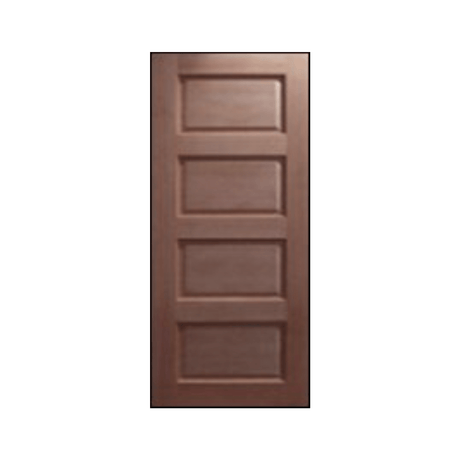 Horizontal 4 Panel Timber Door – SP-4P - Just Doors QLD