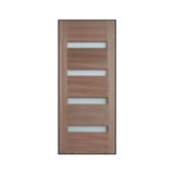 Horizontal 4 Small Glass Panel Door – GD-D4SG – WS Wide Style 2340mm – Supplied & Installed