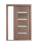 Horizontal 4 Small Glass Panel Door – GD-D4SG – WS Wide Style 2340mm – Supplied & Installed