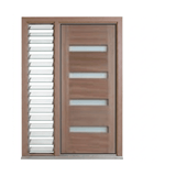 Horizontal 4 Small Glass Panel Door – GD-D4SG – WS Wide Style 2340mm – Supplied & Installed