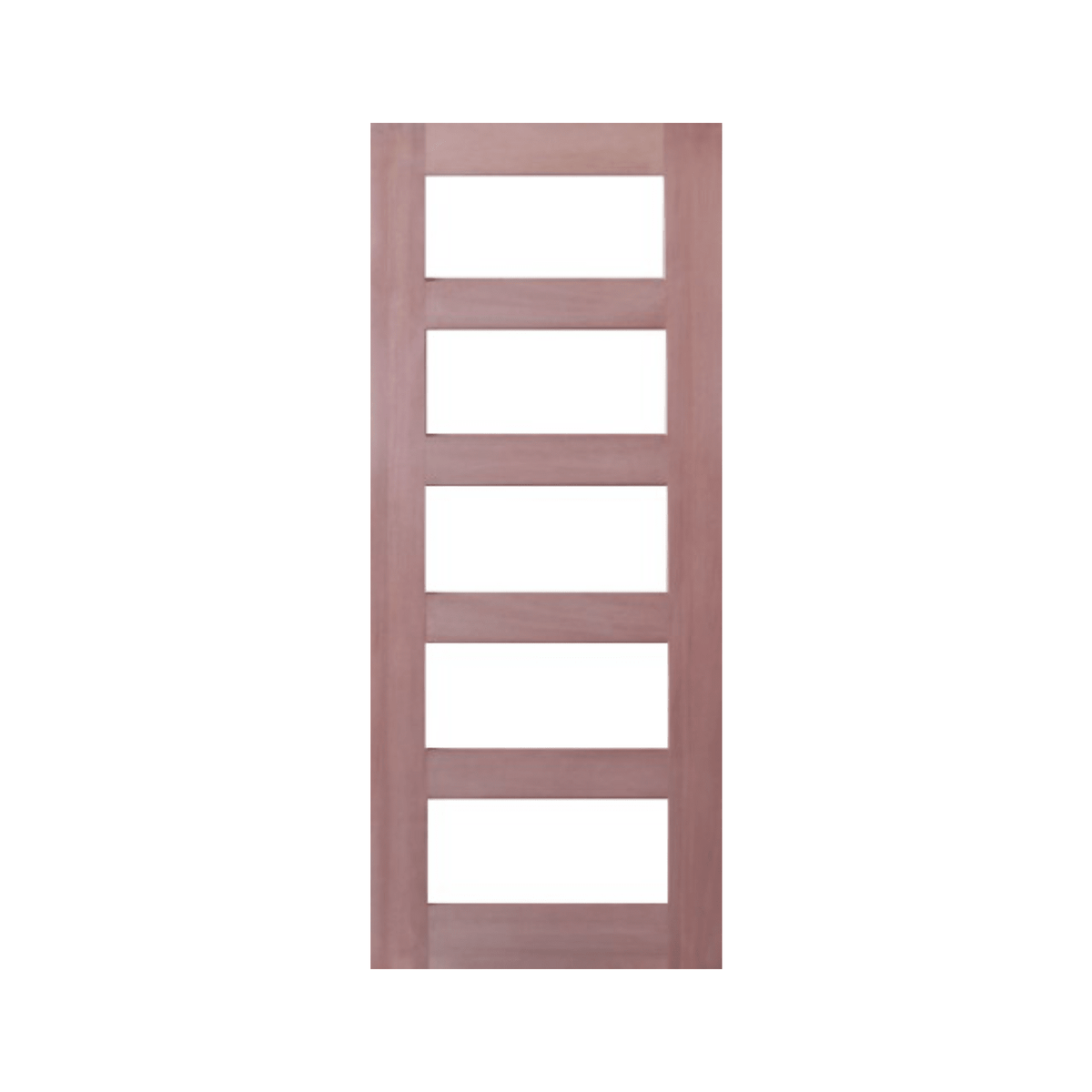 Horizontal 5 Lite Shaker Internal Glass Door – GD-SK5 - Just Doors QLD