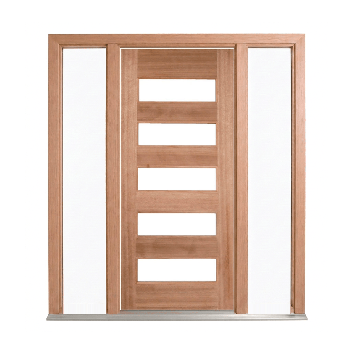Horizontal 5 Panel Glass Door – GD-D5 2040mm – Supplied & Installed