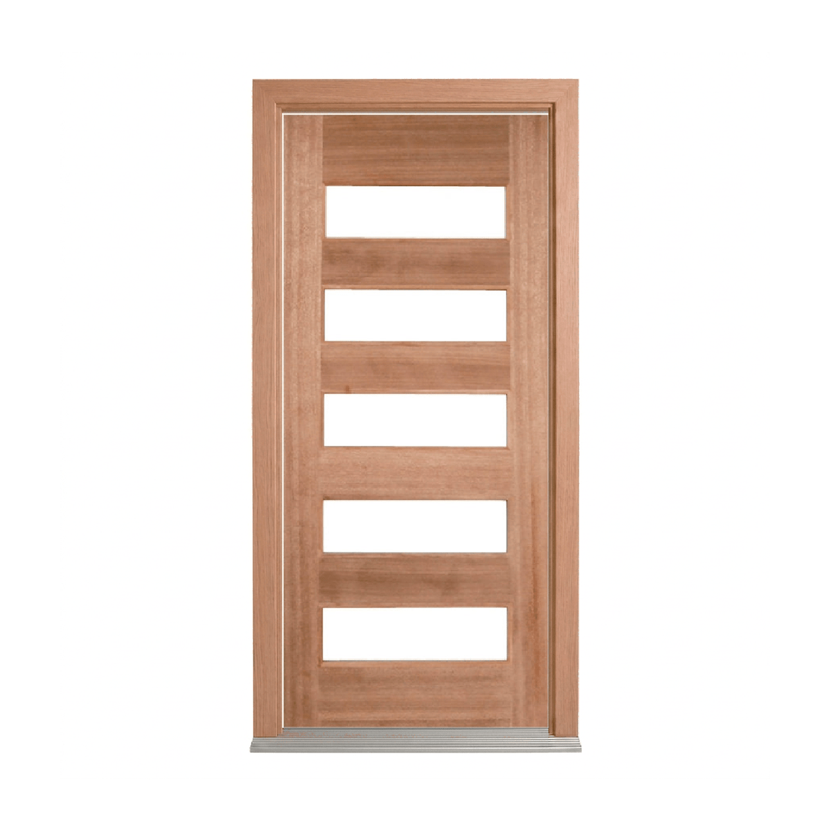 Horizontal 5 Panel Glass Door – GD-D5 2040mm – Supplied & Installed