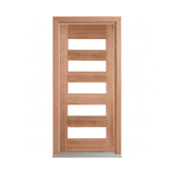 Horizontal 5 Panel Glass Door – GD-D5 2040mm – Supplied & Installed