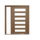 Horizontal 6 Panel Glass Door – GD-D6B – WS Wide Style 2340mm – Supplied & Installed