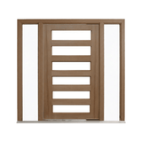 Horizontal 6 Panel Glass Door – GD-D6B – WS Wide Style 2340mm – Supplied & Installed