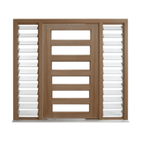 Horizontal 6 Panel Glass Door – GD-D6B – WS Wide Style 2340mm – Supplied & Installed