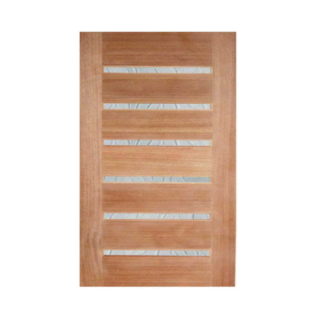 Horizontal 6LS Timber Door - Just Doors QLD