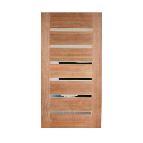 Horizontal 6LS Timber Door - Just Doors QLD