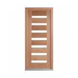 Horizontal 7 Lite Glass Door – GD-D7 – WS Wide Style 2040mm – Pre-Hung