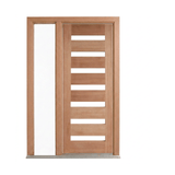 Horizontal 7 Lite Glass Door – GD-D7 – WS Wide Style 2040mm – Pre-Hung