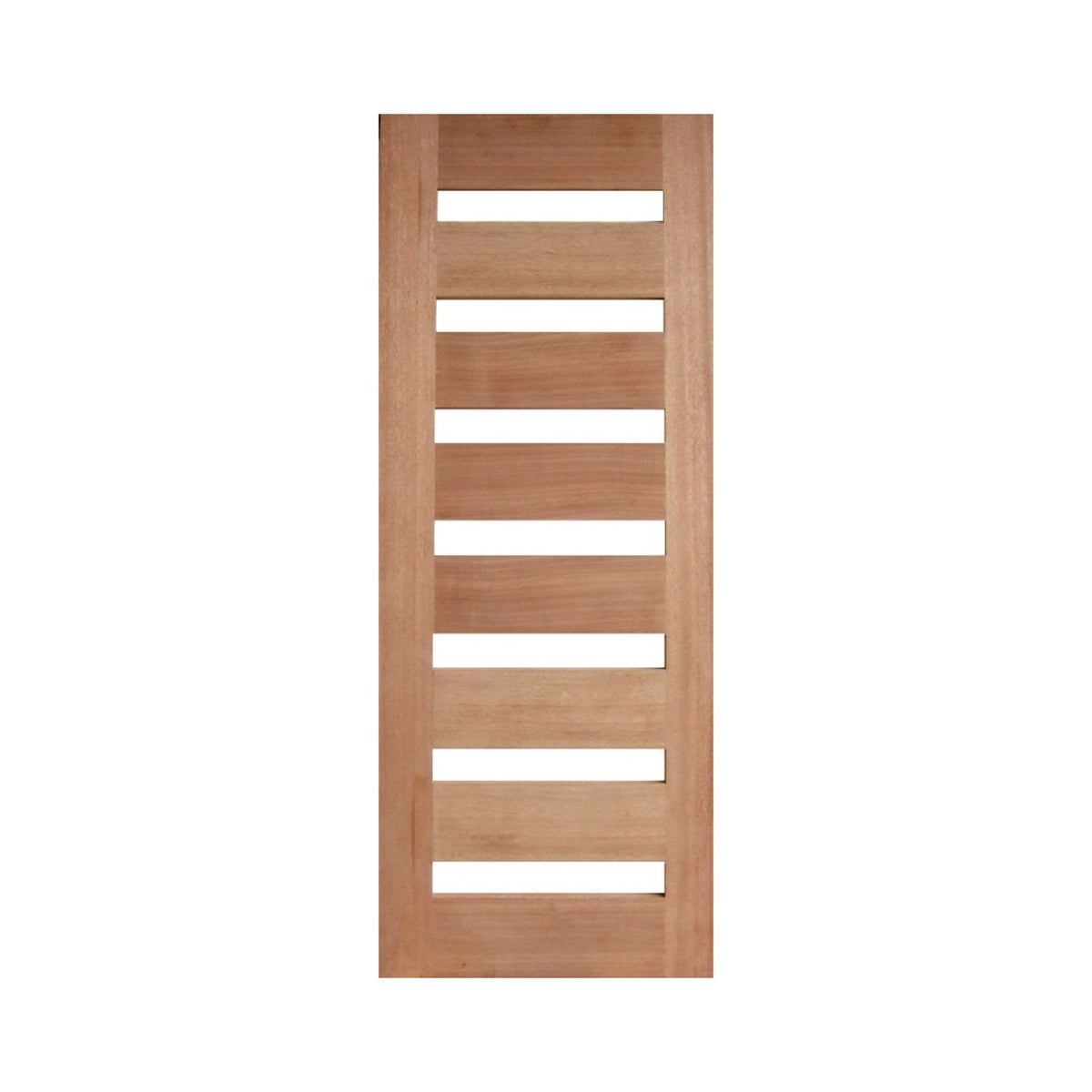 Horizontal 7 Lite Timber Door - Just Doors QLD