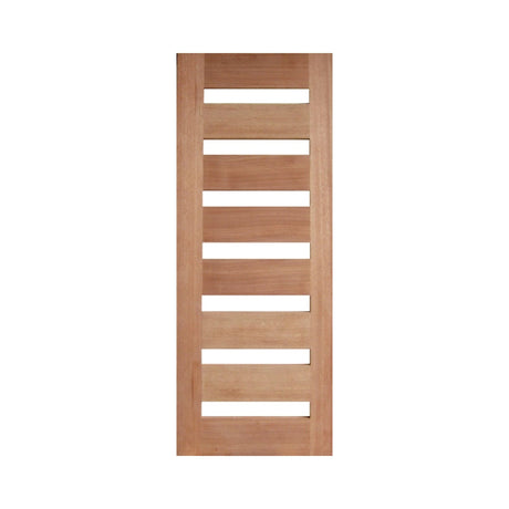 Horizontal 7 Lite Timber Door - Just Doors QLD