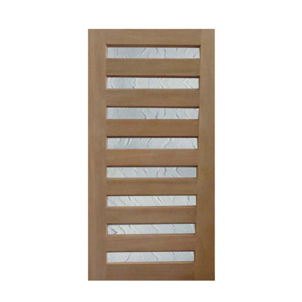 Horizontal 8 Panel Glass - Just Doors QLD