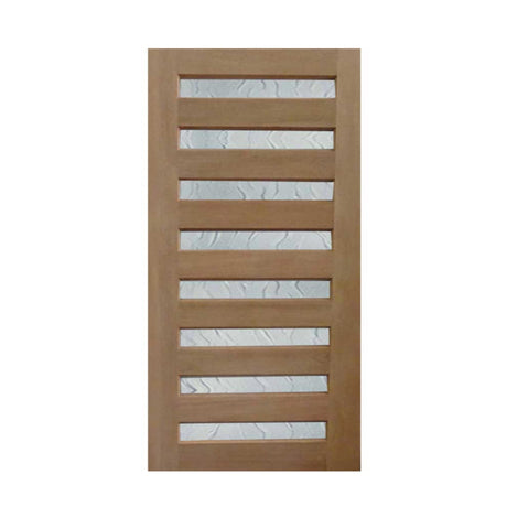 Horizontal 8 Panel Glass - Just Doors QLD