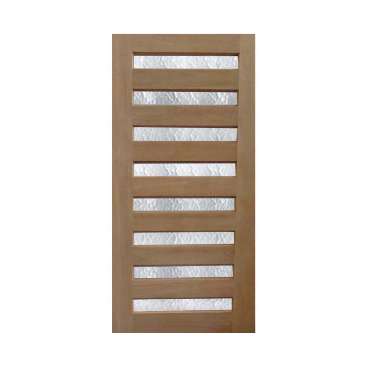 Horizontal 8 Panel Glass - Just Doors QLD