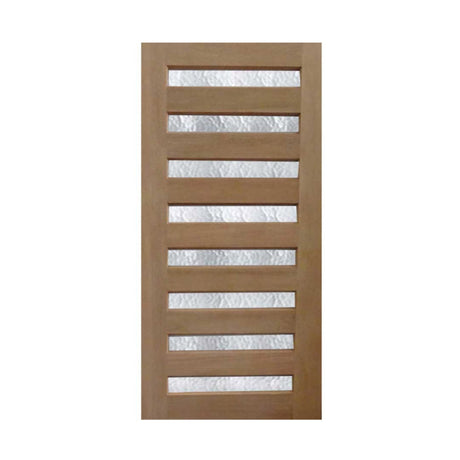 Horizontal 8 Panel Glass - Just Doors QLD