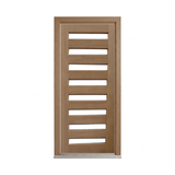 Horizontal 8 Panel Glass Door – GD-D8 – WS Wide Style 2040 & 2340mm – Pre-Hung