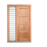 Horizontal Four-Panel Timber Door 2040mm – Supplied & Installed