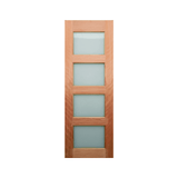Horizontal Glazed Panel Timber Door 2040mm – Pre-Hung